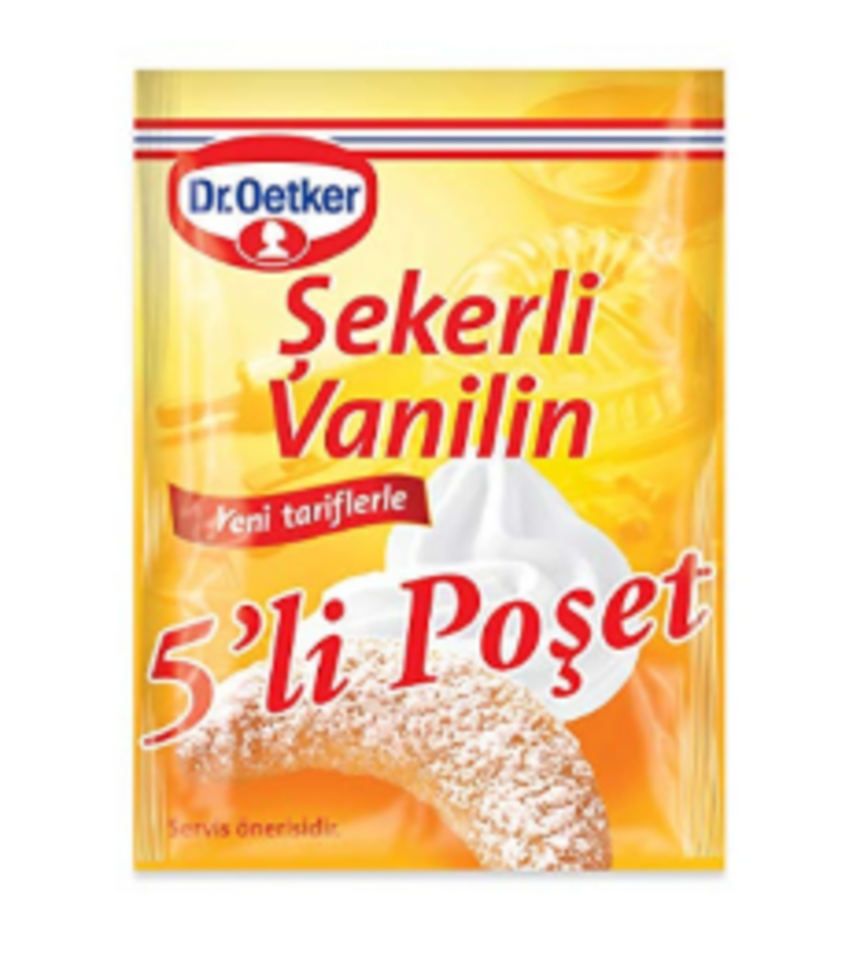 DR.OETKER ŞEKERLİ VANİLİN 5 Lİ 25 GR.